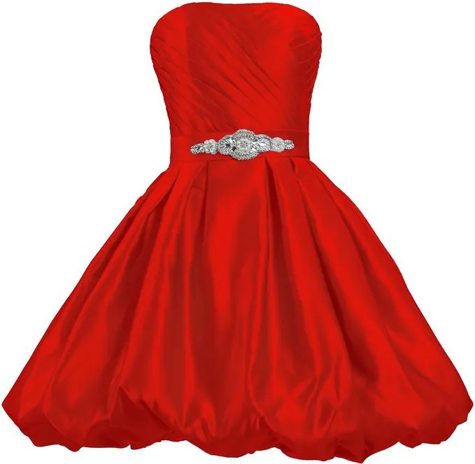 2022 Sexy Rood Blauw Zwart Mini Korte Prom Dress Strapless Crystal Sash Satijn Brithday Cocktail Party Gown Fashion Hot Robe de Soiree Vestidos Longo