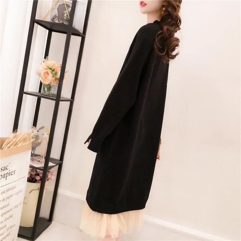 Premium Maternity Fall Sweaters: Warm Velvet Mid-Length Dress Shirt for  Pregnant Women - Shop Now! from Dhgate Womens Sweaters - price 56.14