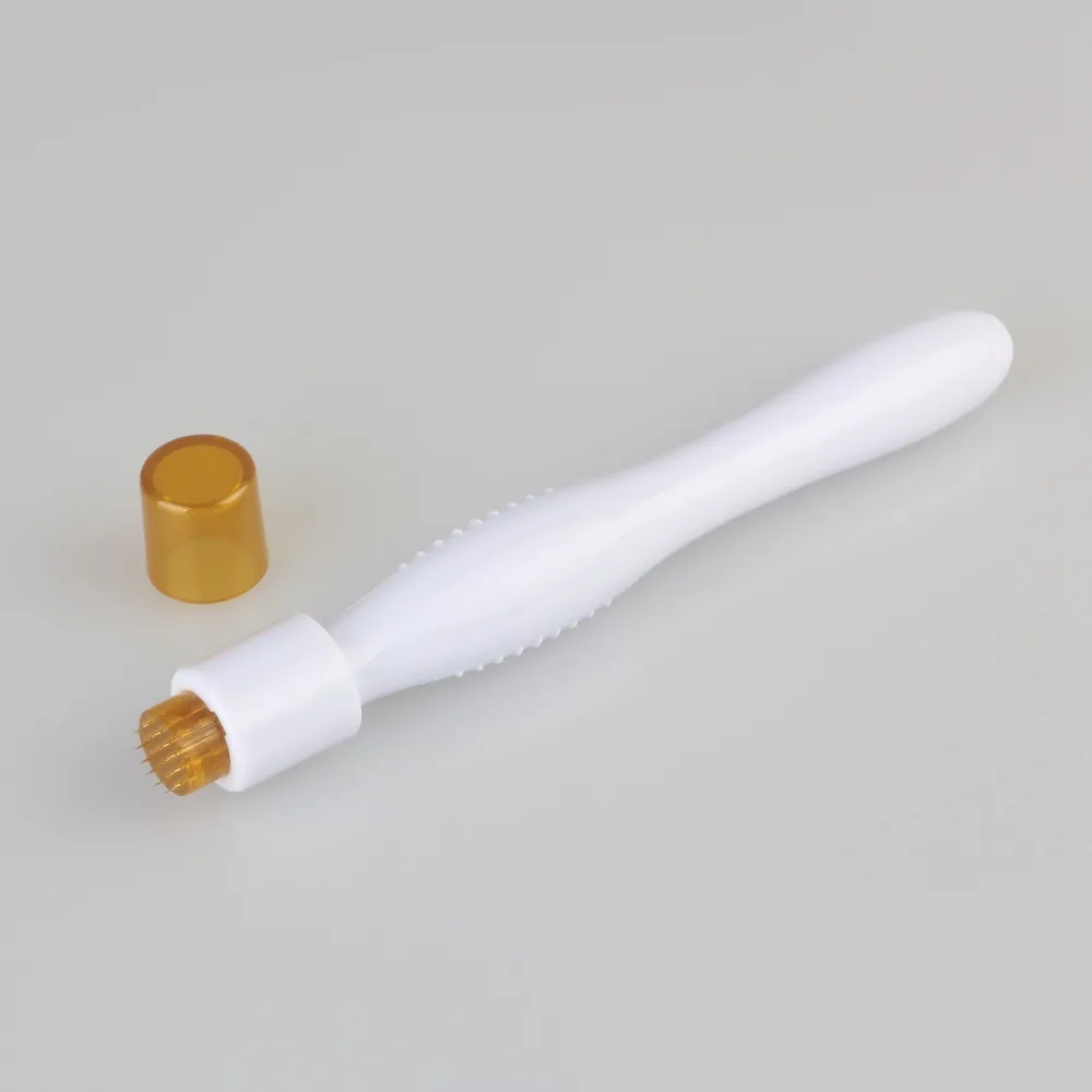 Stylo tampon Derma à micro-aiguilles, 40 aiguilles, dispositif de Microneedling, outil de soins de la peau pour thérapie Anti-âge, traitement du visage et du corps