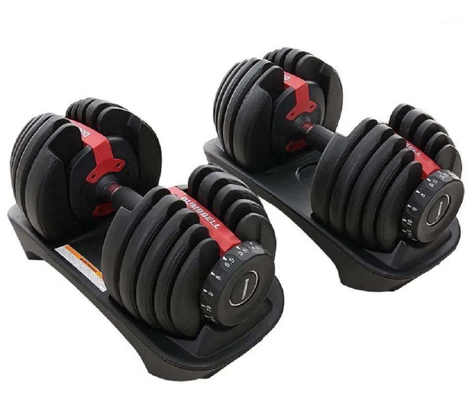 Drop Gym Equipmen Verstellbare Hantel 1090 Gewichte Hantel-Set Indoor-Sport-Fitness-Hanteln