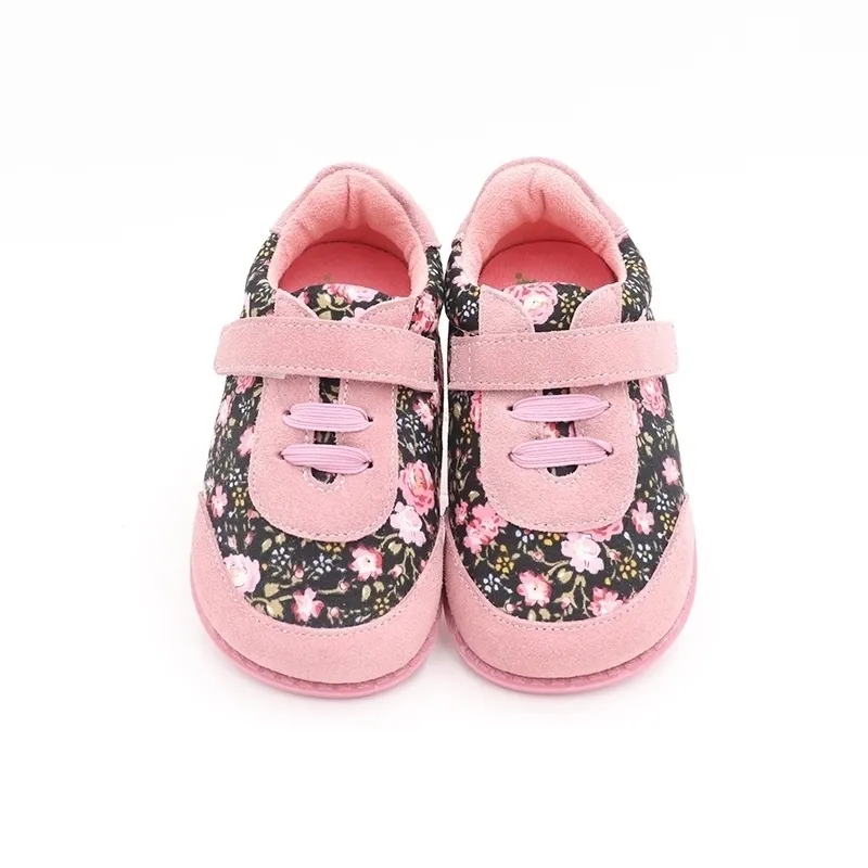 Tipsietoes Brand Высококачественные модные ткани Шищеные Детские Обувь для мальчиков и девочек Весна босиком кроссовки 201130
