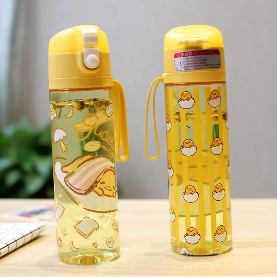 Kawaii Cartoon Yaqi Water Bottle 1000ml Portable LeakProof Shaker Bottle  Outdoor Travel Tritan Plastic Drink Bottle BPA Free 500ML 201204 From  Kong08, $19.2