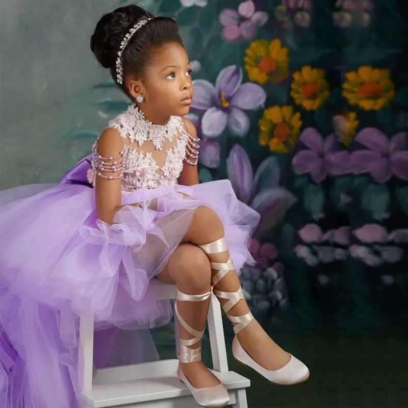 Little girl high low pageant dresses sale