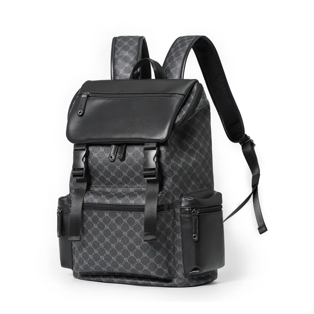 Fenhongbag Mens Designer Backpack With Double Shoulder
