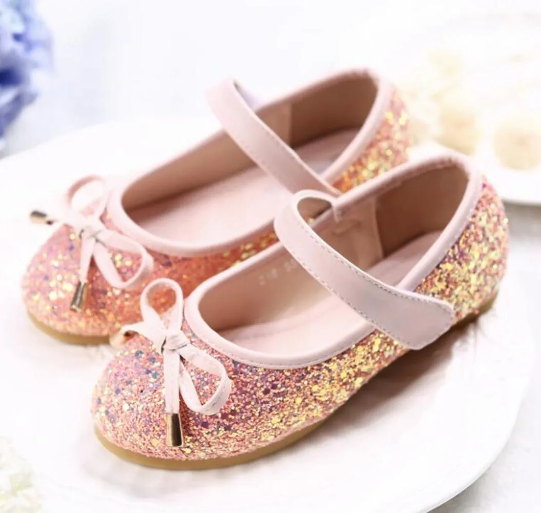 Mädchen Leder Schuhe Designer Kinder Einzelnen Schuhe 2021 Neue Kleid Schuhe Frühling Und Herbst Bogen Kristall Kleines Mädchen Prinzessin