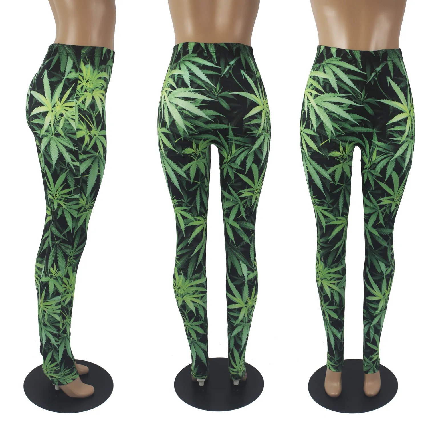 Pencil Colorful Pattern Print Women Leggings