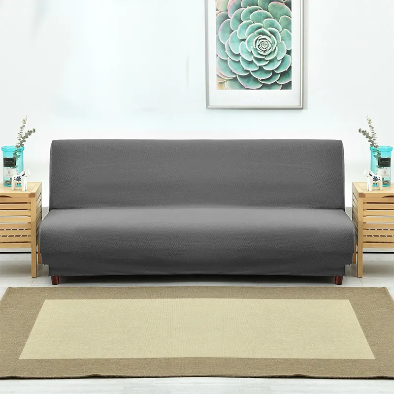 Universal Armless Sofa Bed Cover Folding Modern seat slipcovers stretch covers cheap Couch Protector Elastic Futon Spandex Cover 2225n