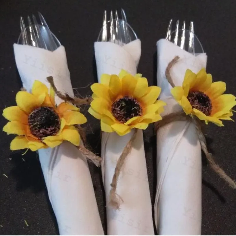 Single Sunflower Table Ornaments Cake Arts Crafts Decor Simulation Flower Wedding Celebration Fake Sunflowers Home New Arrival 0 1ys G2