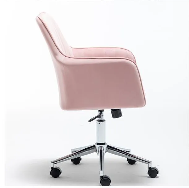 Velvet task chair shop with arms