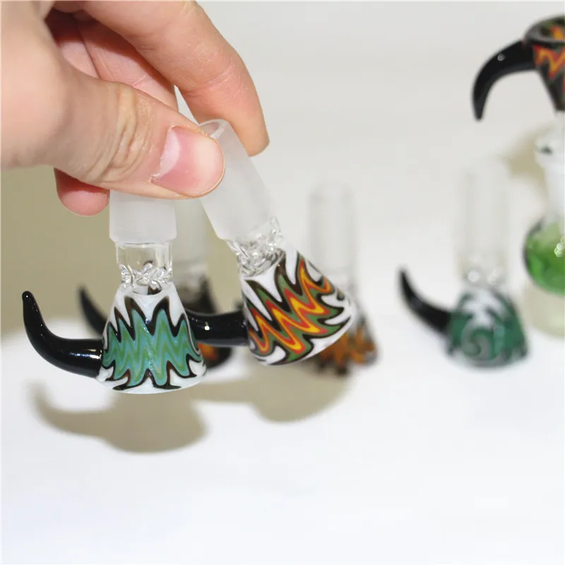 thumbnail image 2 of 14mm Pink Thick Glass Butterfly Bowl Slide - Handmade Hookah Piece 2 of 5