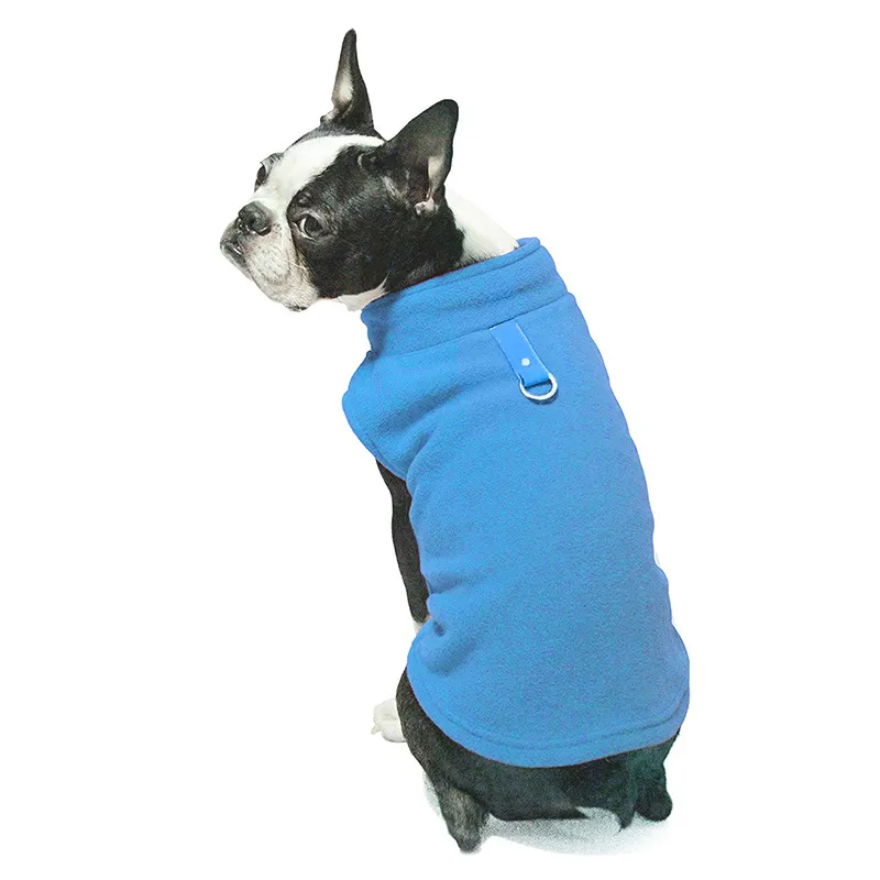 Pet Dog Warm Coat Fleece Jacket Jumper tröja Vinterkläder valp Vest Outfit