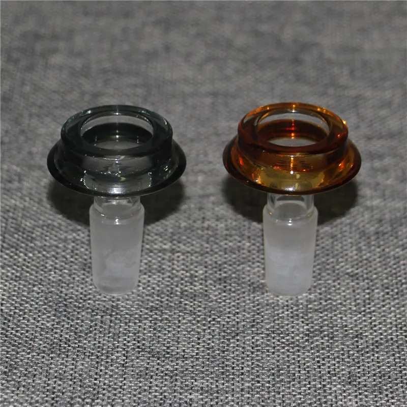 Narguilés bol en verre mâle 14mm taille de joint bols en verre épais pour conduites d'eau et bangs accessoires pour fumer narguilé