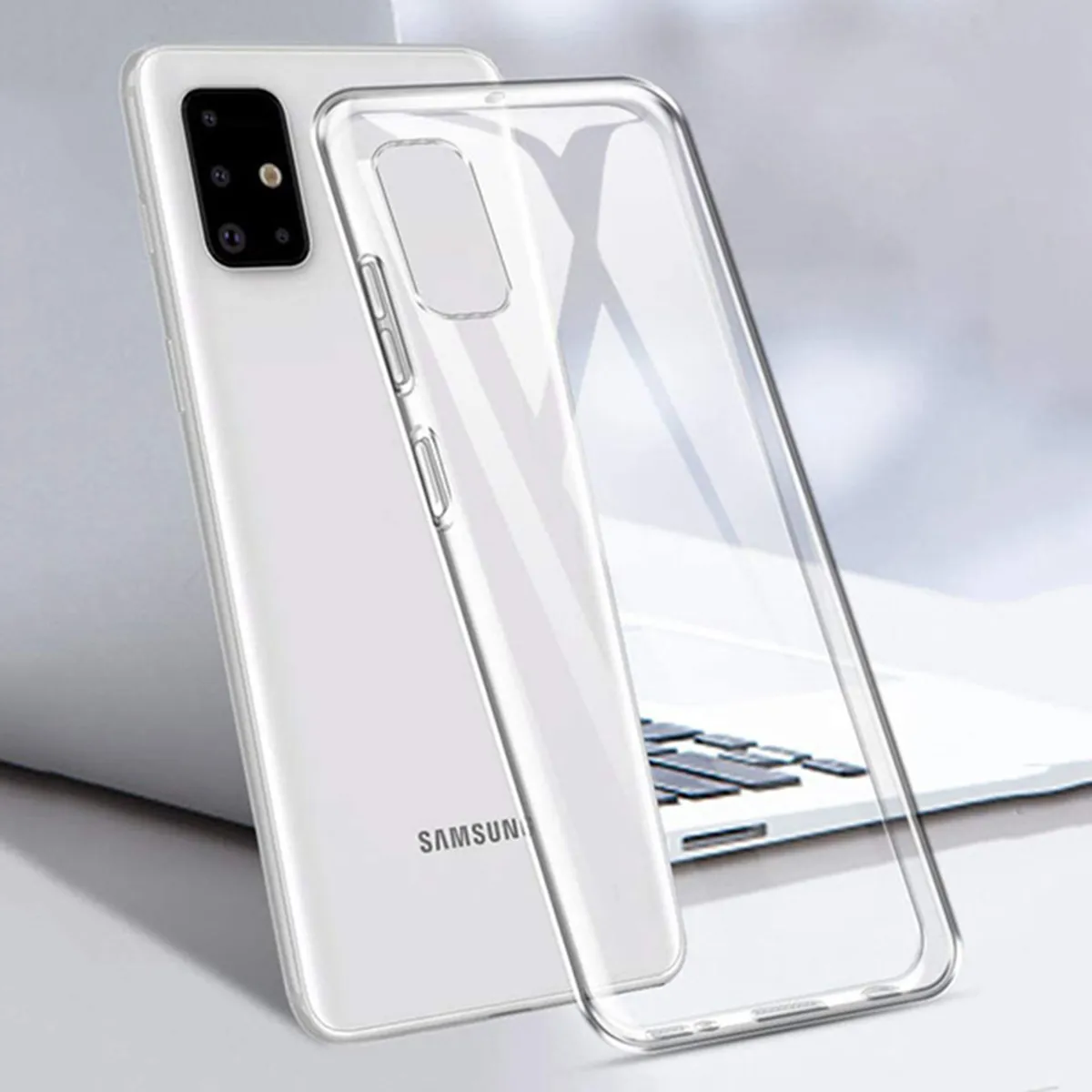 Для Galaxy S24 Ultra S23 S22 прозрачные мягкие силиконовые чехлы для сотовых телефонов из ТПУ задняя крышка не желтеет