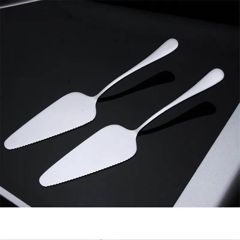 Cake Pizza Knife Stainless Steel Coffee Spoons Baking Cooking Tools or Ice Cream Server Western Fruit Fork Turner Divider T1I3510