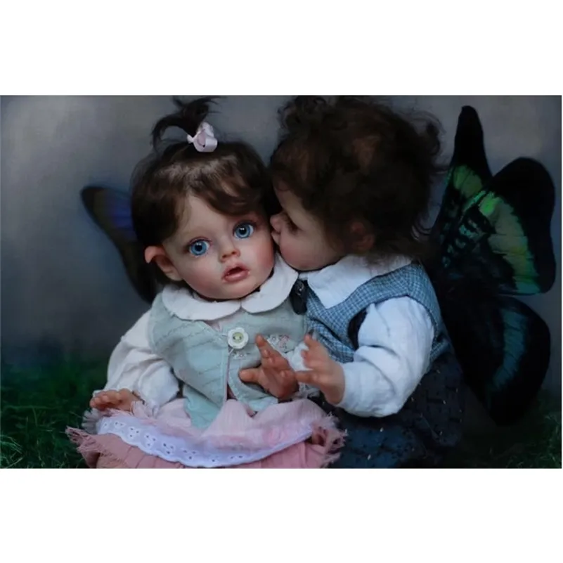 NPK 12 дюймов New Reborn Fairy Doll Kit Chok Незавершенные неокрашенные чистые виниловые части DIY Игрушка Reborn Flo Fairy Kit LJ201031