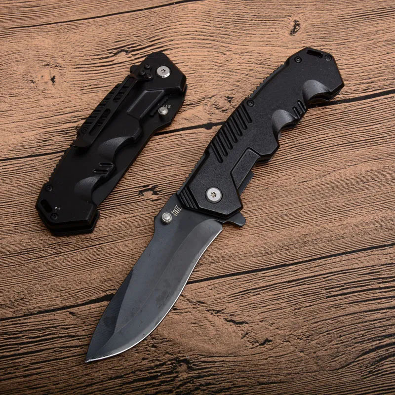 Wysokiej jakości nowy 217 Tactical Folding Kieszonkowy Knife Outdoor Camping Survival Noże 7Cr17 57HRC Ostrze z polem detalicznym