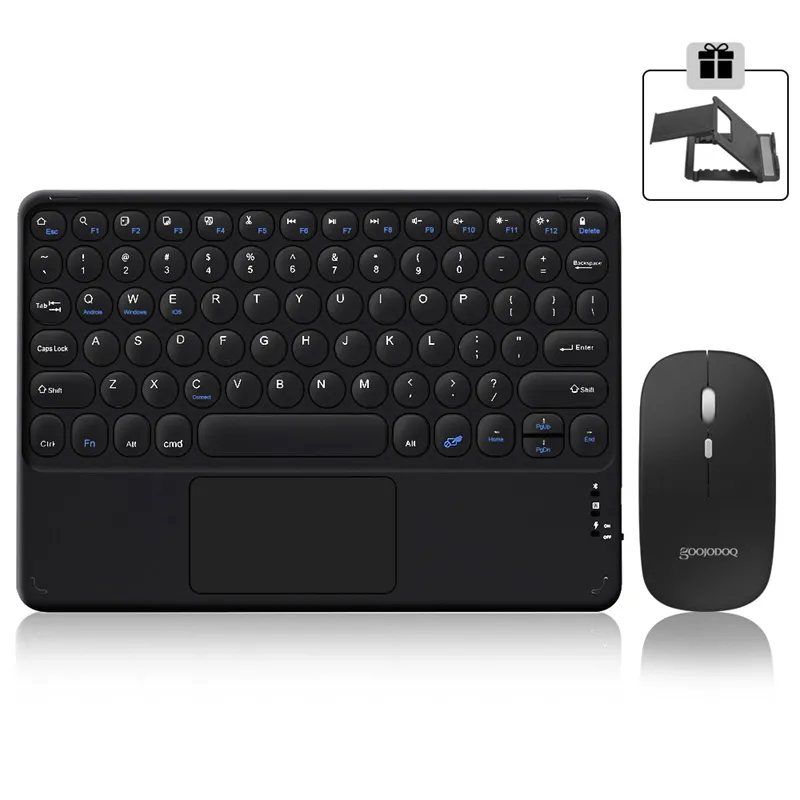 Clavier Bluetooth sans fil Teclado pour claviers et souris iPad Combo Xiaomi Samsung Huawei tablette Android IOS Windows ordinateurs pièces