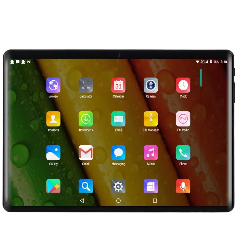 Acheter BDF 10,1 pouces grand écran 6 Go + 128 Go tablette Android 11 3G  WiFi BT téléphone portable carte Sim
