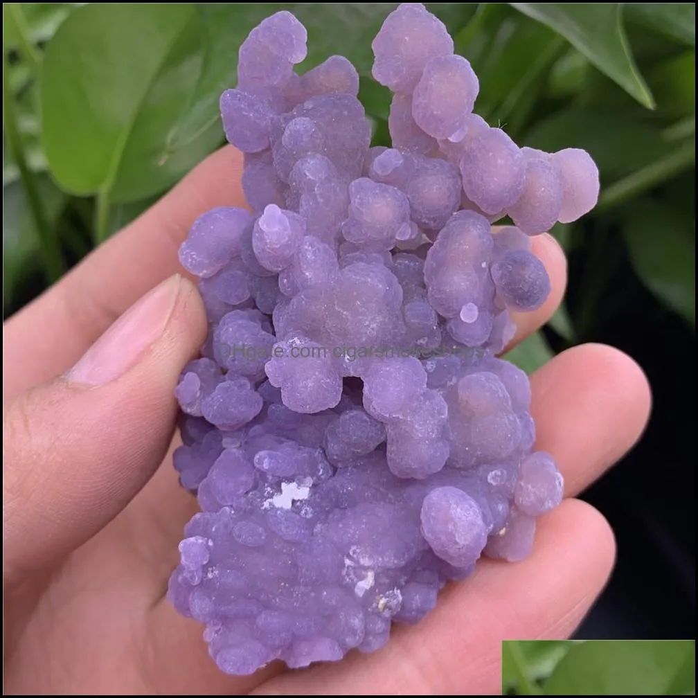 Small size A+++ natural grape agate stone crystal healing mineral/specimen crystal gemstone
