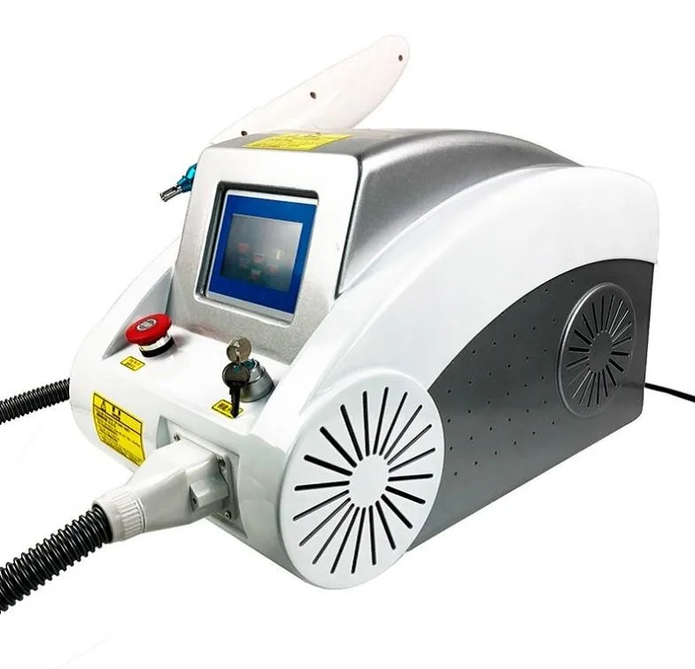 Touch Screen Q Switched Nd Yag Laser Machine rimozione del tatuaggio Rimozione del pigmento del sopracciglio Rimozione dell'acne della cicatrice 1320nm 1064nm 532nm CE