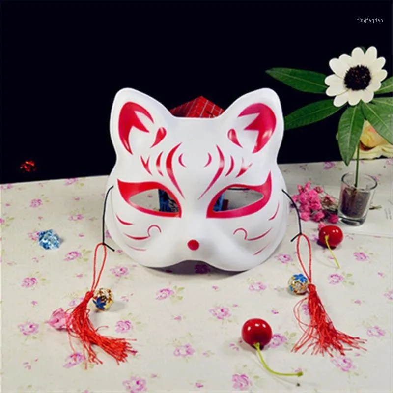 Party Masks Japanese Cat Anime Cosplay The Light Of Fireflies Forest ...