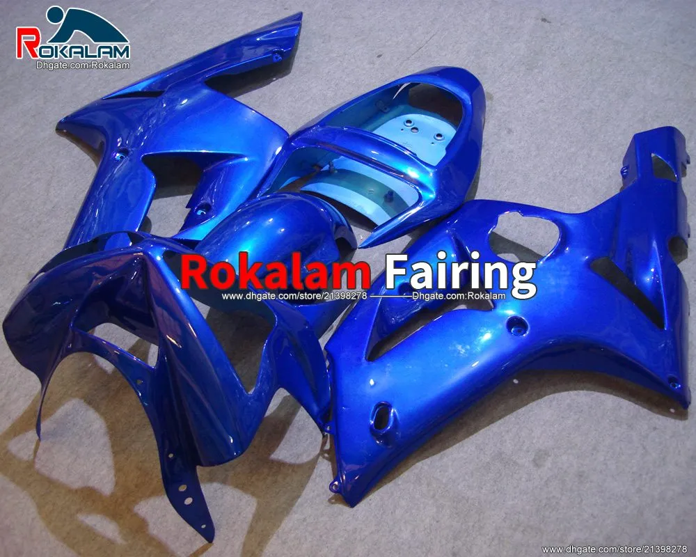 Fairing Set For Kawasaki Ninja ZX6R ZX-6R 03 04 2003 2004 ZX 6R Blue Motorcycle Fairings Bodywork Kit (Injection Molding)