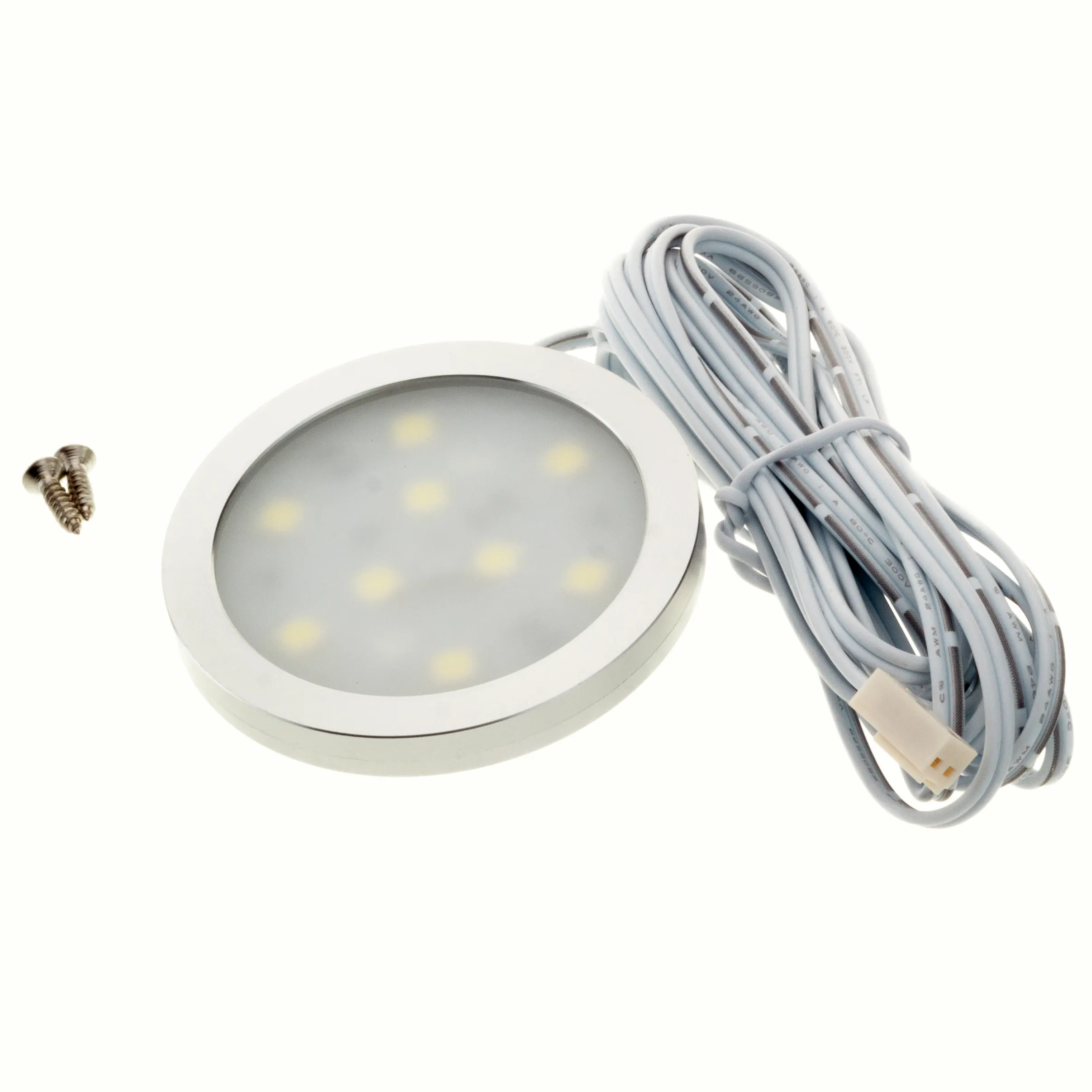 LED 캐비닛 빛 9leds SMD5050 DC12V 120LM 1.8W 라운드 얇은 가구 통선 주방 자리 악센트 빛