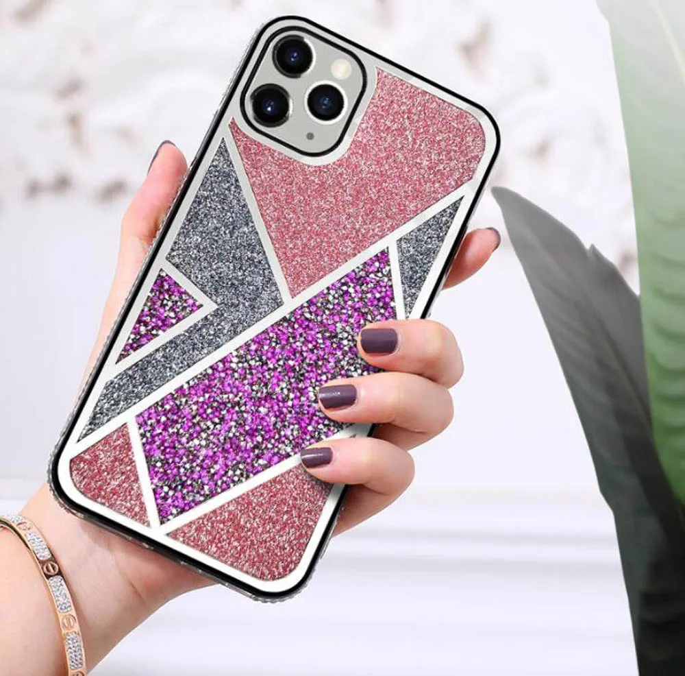 Luxo diamante caso de telefone jóias brilhante para iphone 15 14 13 12 11 pro x xr xs max telefone capa traseira para sam s21 s30 nota 20 caso para meninas