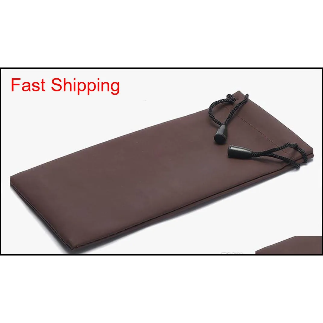 new fashion eyeglasses bag colorful fiber bag soft glasses case sunglasses pouch shipping 100pcs/lot 17.5*9cm