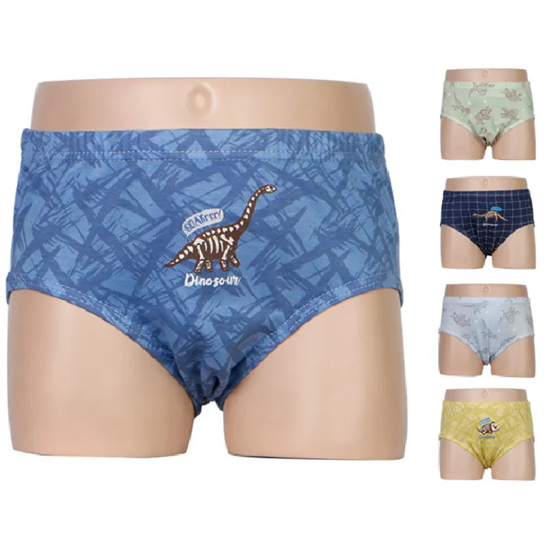 Breathable Cotton Briefs For Boys Set Of 5 Dinosaur Cartoon Kids Full Panty  LJ20264I From Oiioq, $31.35