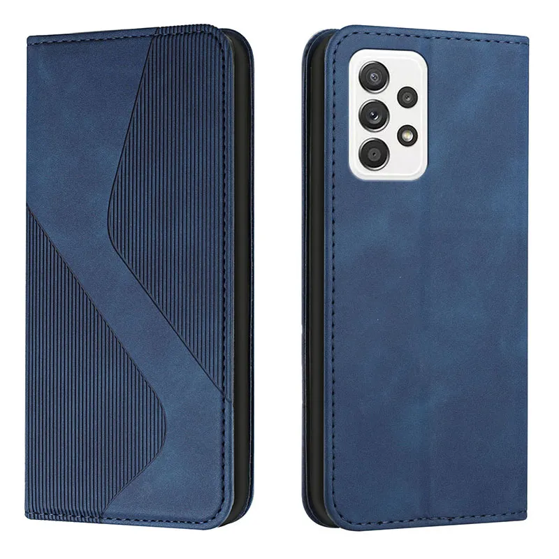 Skin Feel Leather Wallet Cases for iphone 13 pro max 12 11 X XR XS MAX 6G 7G 8G Samsung S22 plus A13 A53 A33 M52 5G S Line Magnetic ID Card stand Flip pouch