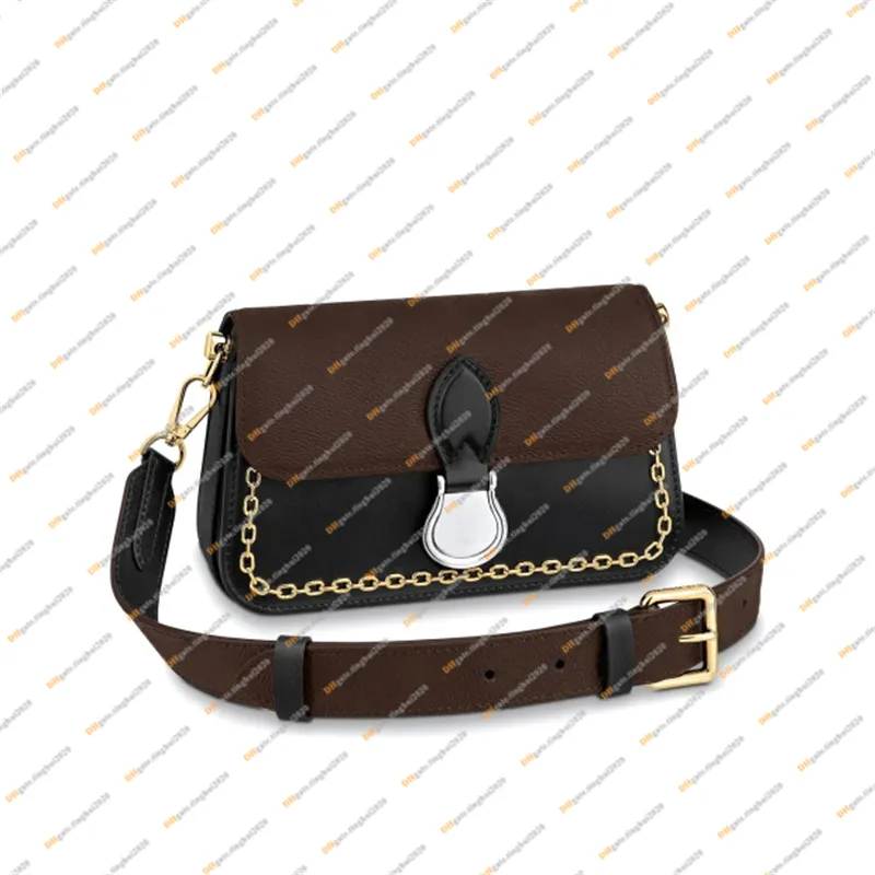 Bolsos de hombro cruzados Vintage de diseñador informal a la moda para mujer, bolso de mano, bolso de Hardware, gran oferta M45559, bolsa para monedero