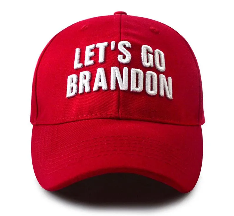 2022 LET`S GO BRANDON Embroidered Baseball Cap Sun Cotton Hat