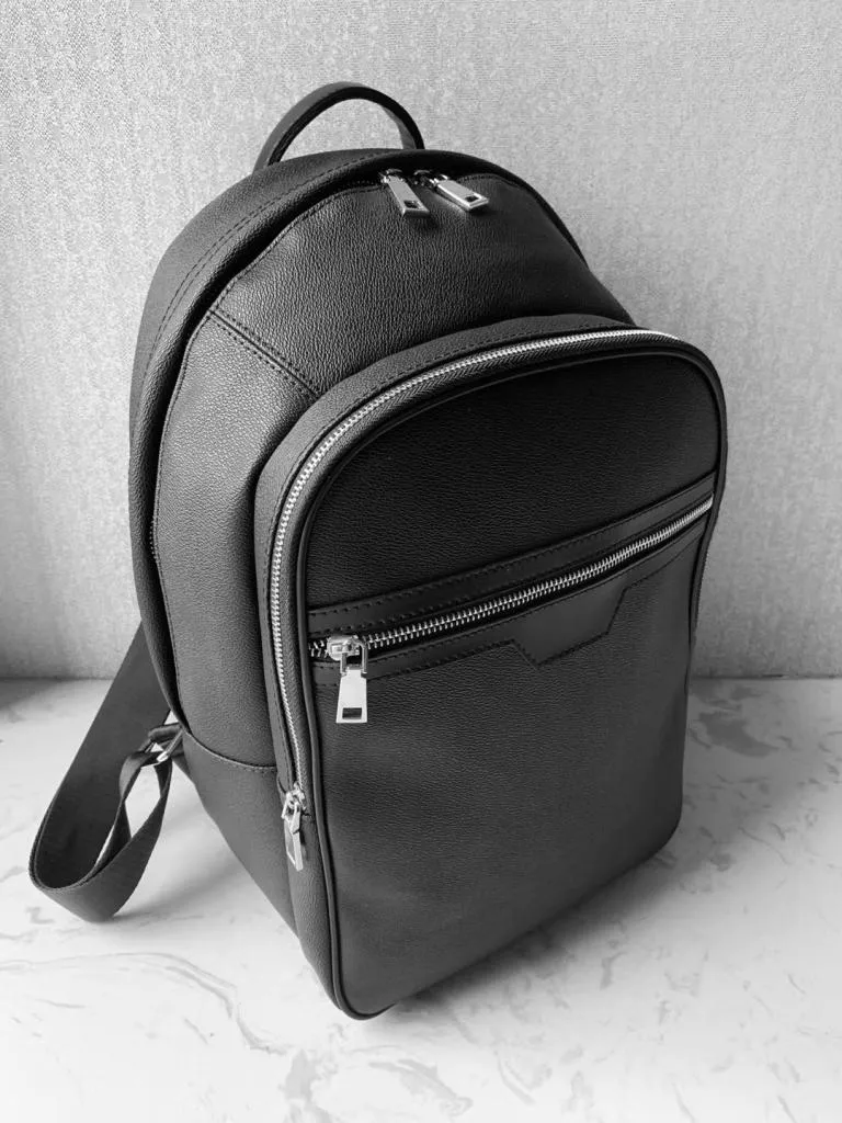 Classic Christopher Backpack Luxurys Designers Bags Men High Quality Leather Shoulders Bag Satchel School Back pack
