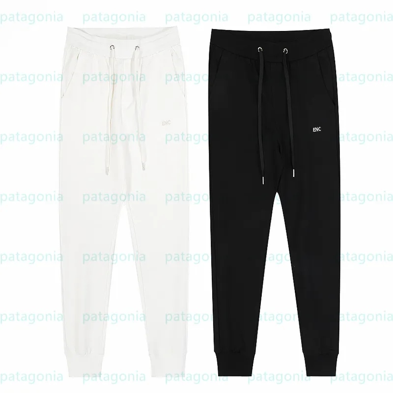 Moda Erkek Koşu Pantolon Sonbahar Kış Rahat Beyaz Siyah İpli Sweatpants Adam Kadın Hip Hop Yüksek Street Pantolon Boyutu M-2XL