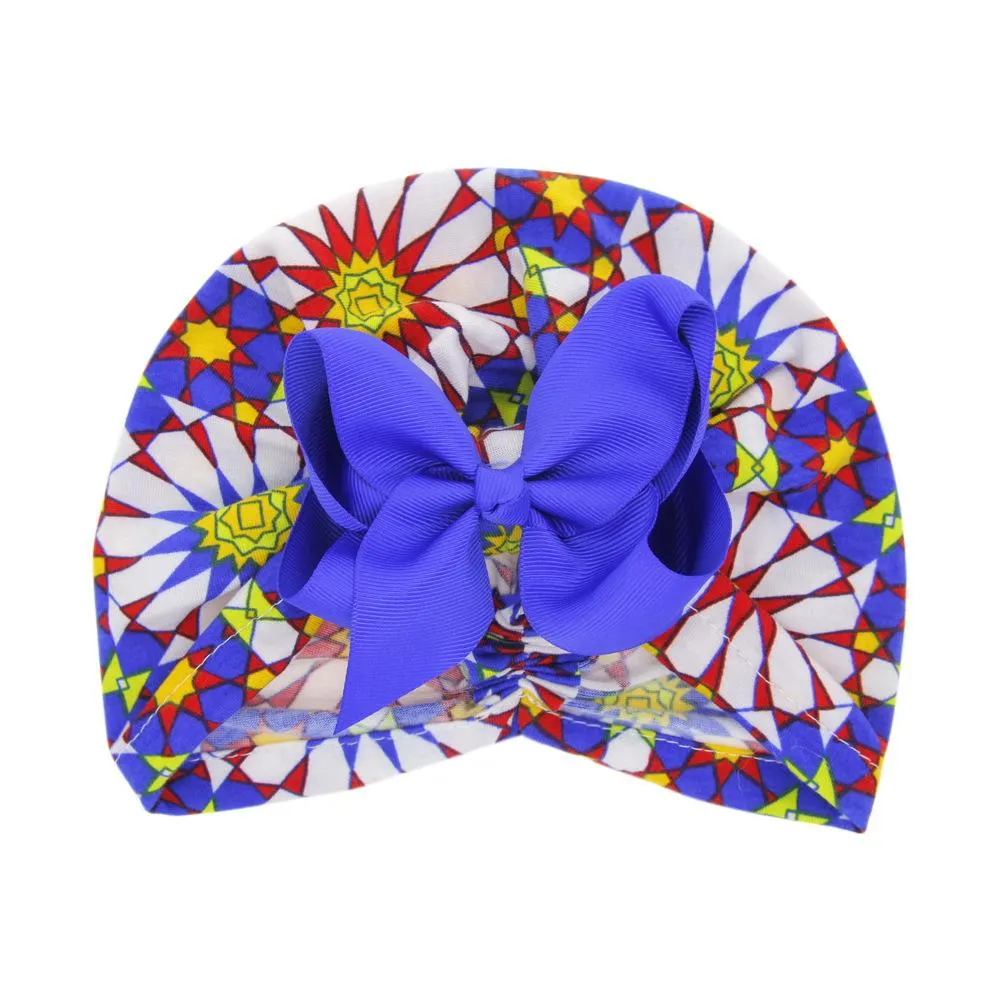 قطعة واحدة من Lytwtw's Bowknot Kids Bow Cap قبعة الطفل المولودات الجدد ملابس الملحق