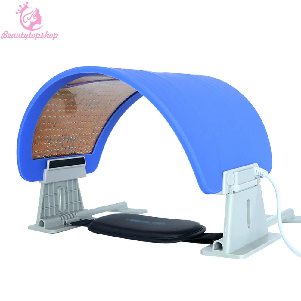 Bärbar PDT LED Light Therapy Skin Föryngring Behandlingslampa 7 Färger Foton Face Beauty Salon Spa Machine