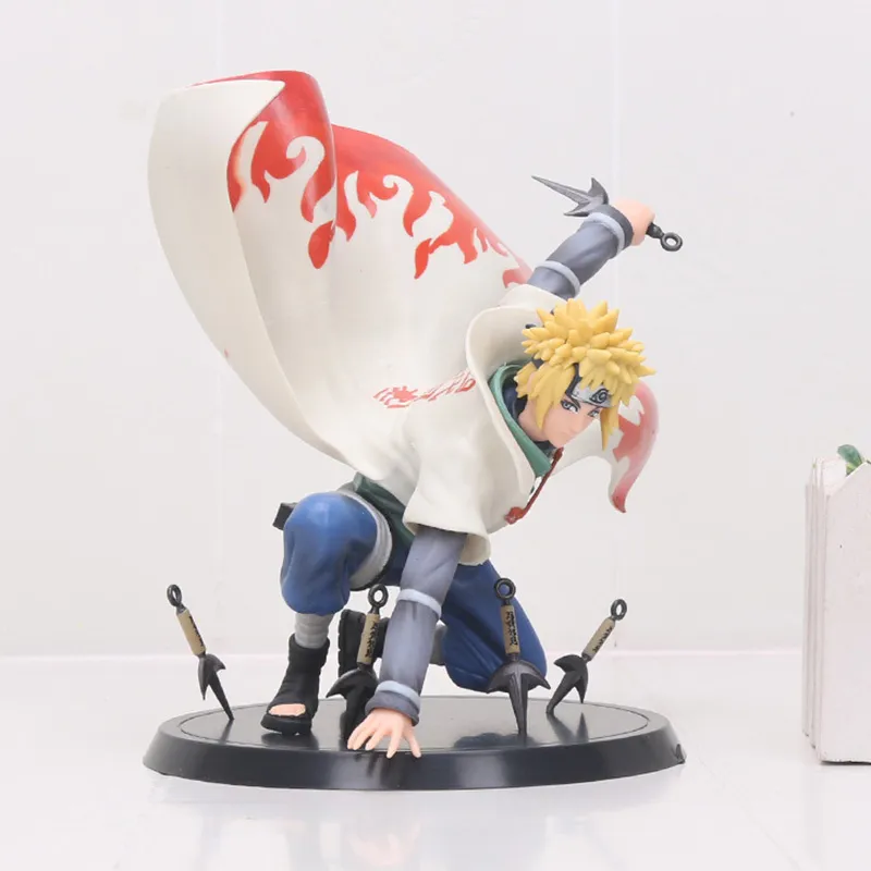 Brinquedos Anime Figurals Naruto Namikaze Minato Action Figure 1/8 Scale Painted Figure Narutos