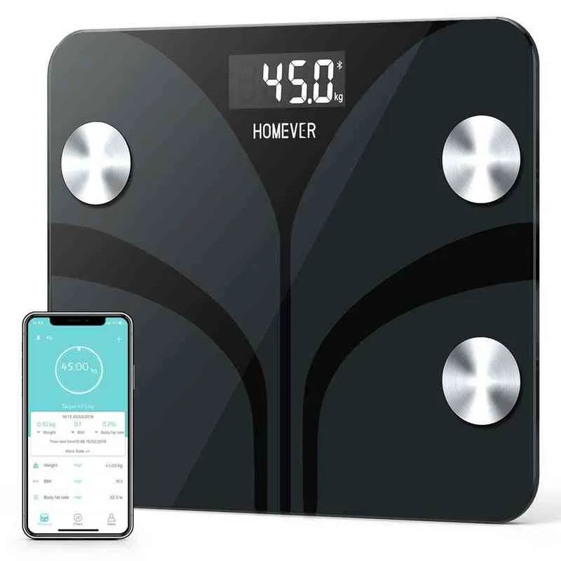 Balance de salle de bain numérique intelligente - Pèse-Personne - 180kg