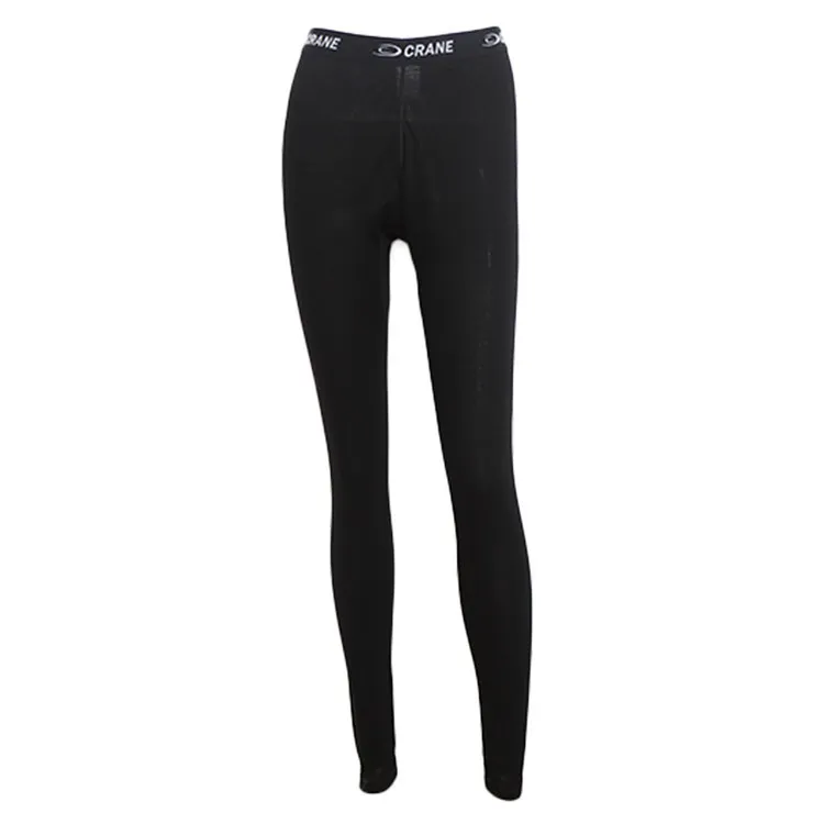 Womens Lightweight Merino Wool Black Thermal Leggings European Size S XL  160G From Svzhm, $39.7