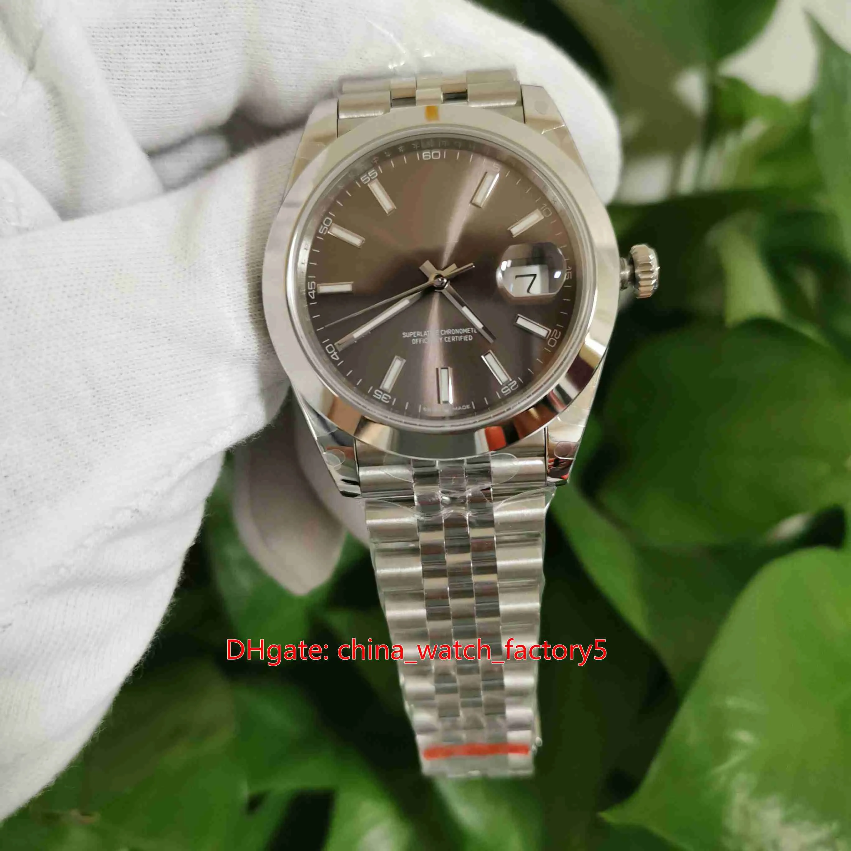 العناصر الساخنة أعلى جودة ووتش v5 نسخة صانع BP 36MM 41MM Datejust 126300 الرئيس آسيا 2813 الحركة الميكانيكية التلقائي ساعات رجالي