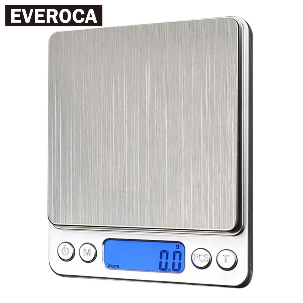 1000/0.1g Kitchen Electronic Scale Digital Portable Food Scales High Precision Measuring Tools LCD Precision Flour Scale Weight T200326
