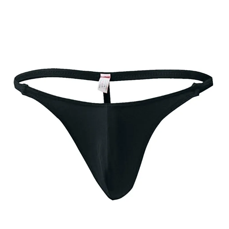 Mäns G-strängar Sexiga Låg Rise Briefs Män Thong Bulge Pouch Penise Väska Underkläder Elastiska Micro Bikini T-Back Panties Male Jockstrap