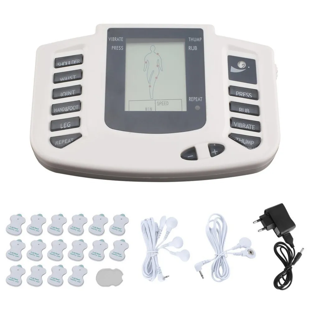 Corps électronique numérique minceur Massage par impulsions stimulateur de relaxation musculaire thérapie d'acupuncture masseur appareil de relaxation musculaire outil