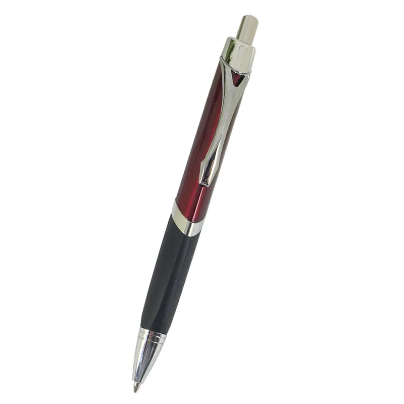 Retractable Triangle Grip Pen Save Big On Bulk Triangle Pens Red