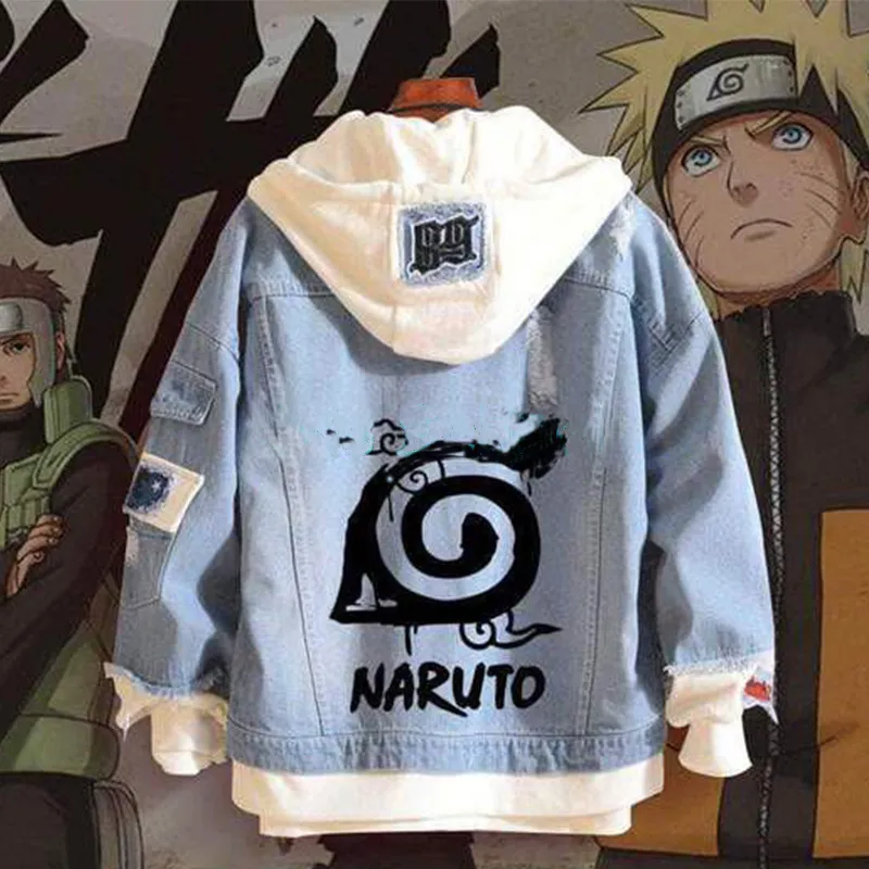Uchiha jean discount jacket