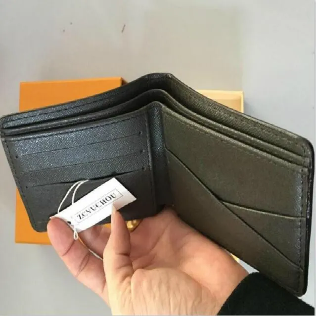 رجل محفظة شحن مجاني 2018 الرجال الجلود مع محافظ الرجال محفظة أزياء الرجال محافظ مع مربع A02