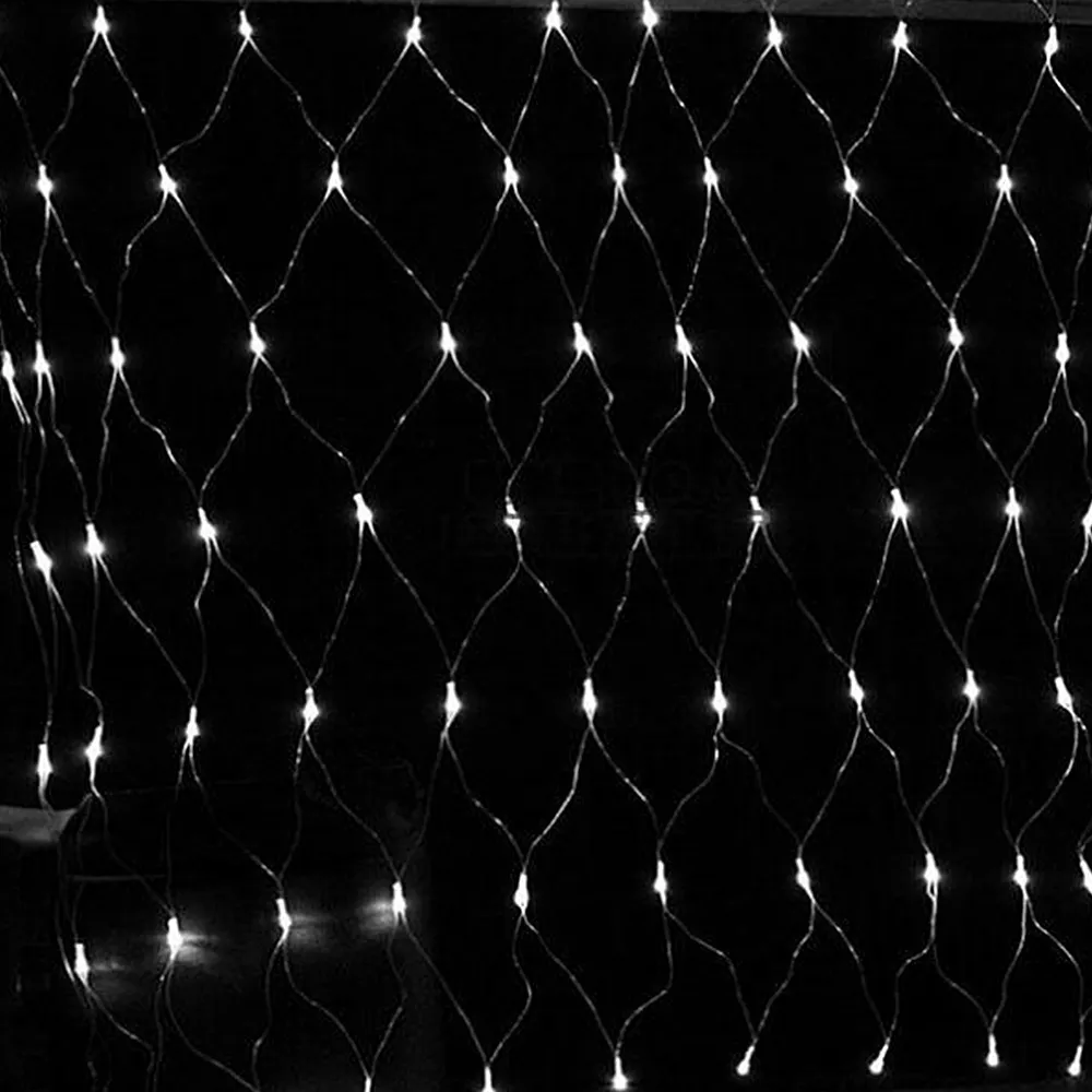 Mesh Net Waterproof LED Holiday String Light Fairy Light Garland For Outdoor Wedding Christmas Party Decoration memory function (6)