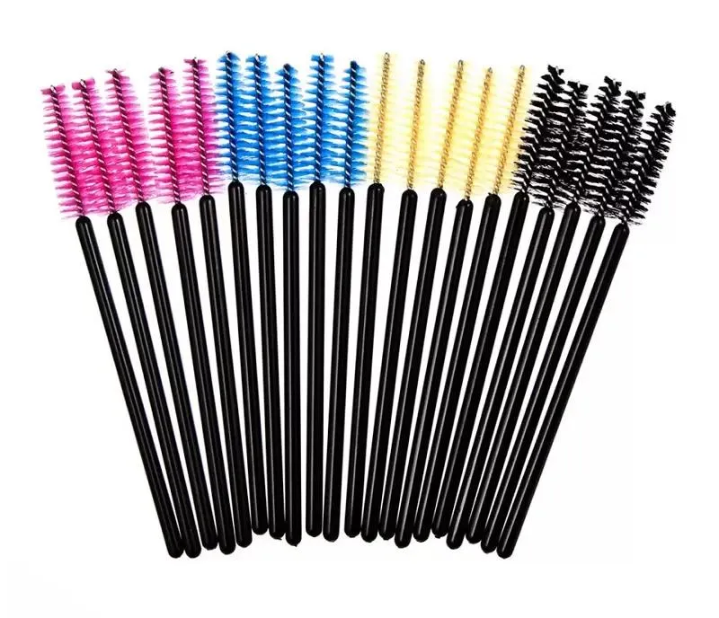 2022 Makeup Tool 50Pcs Disposable Eyelash Makeup Brushes Cosmetic Mascara Brush Wands Applicator for lady gifts