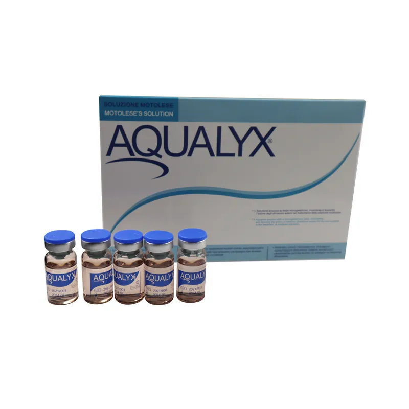 Solução de dissolução de gordura de Emagrecimento de aqualyxs de emagrecimento 10 * 8ml para rosto e corpo